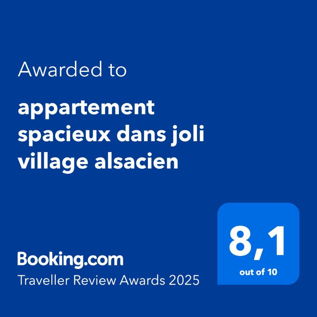 Appartement Spacieux Dans Joli Village Alsacien Châtenois Eksteriør billede